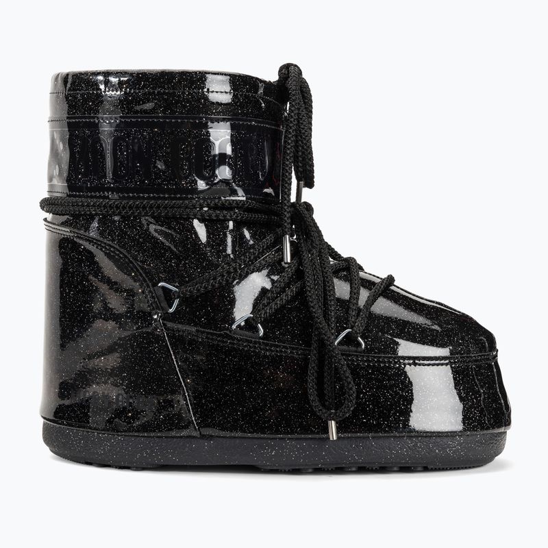 Дамски ботуши Moon Boot Icon Low Glitter black snow boots 2