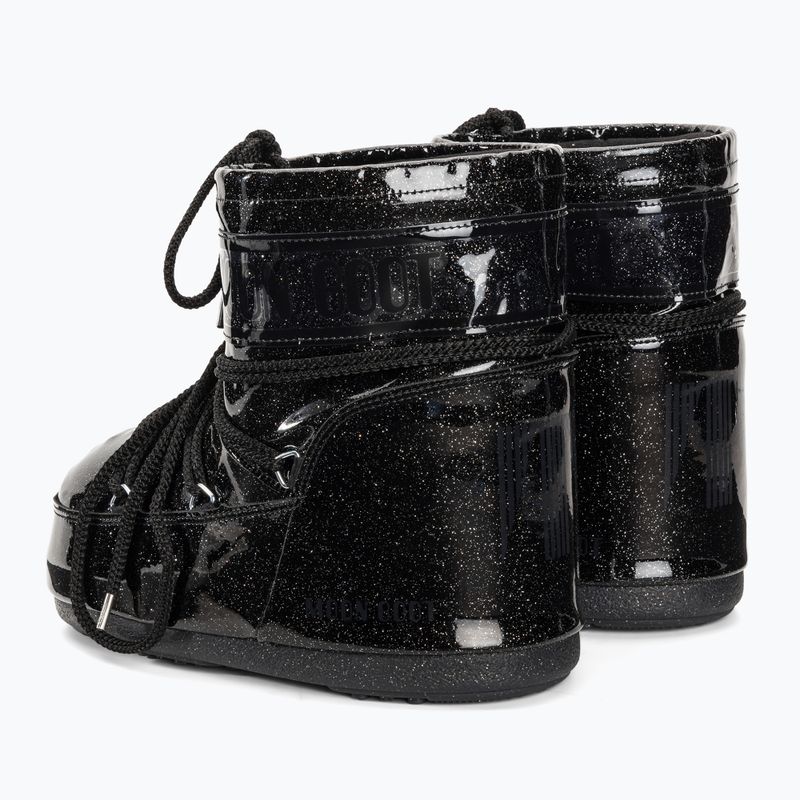 Дамски ботуши Moon Boot Icon Low Glitter black snow boots 3