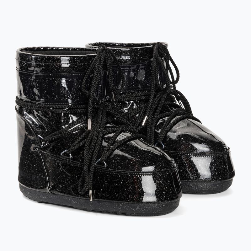 Дамски ботуши Moon Boot Icon Low Glitter black snow boots 4