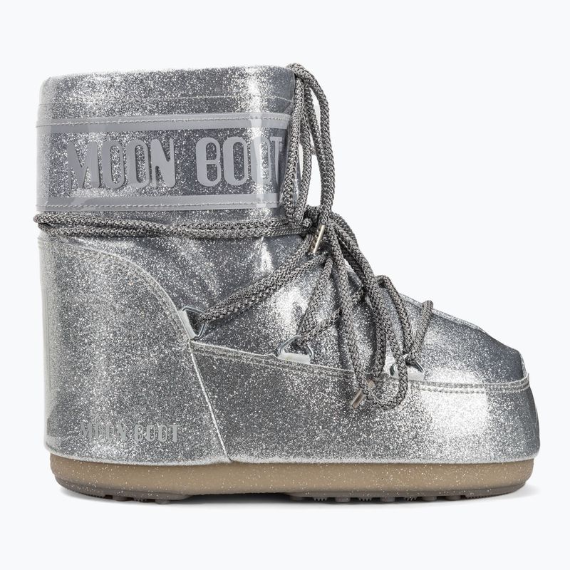 Moon Boot Icon Low Glitter silver дамски ботуши за сняг 2