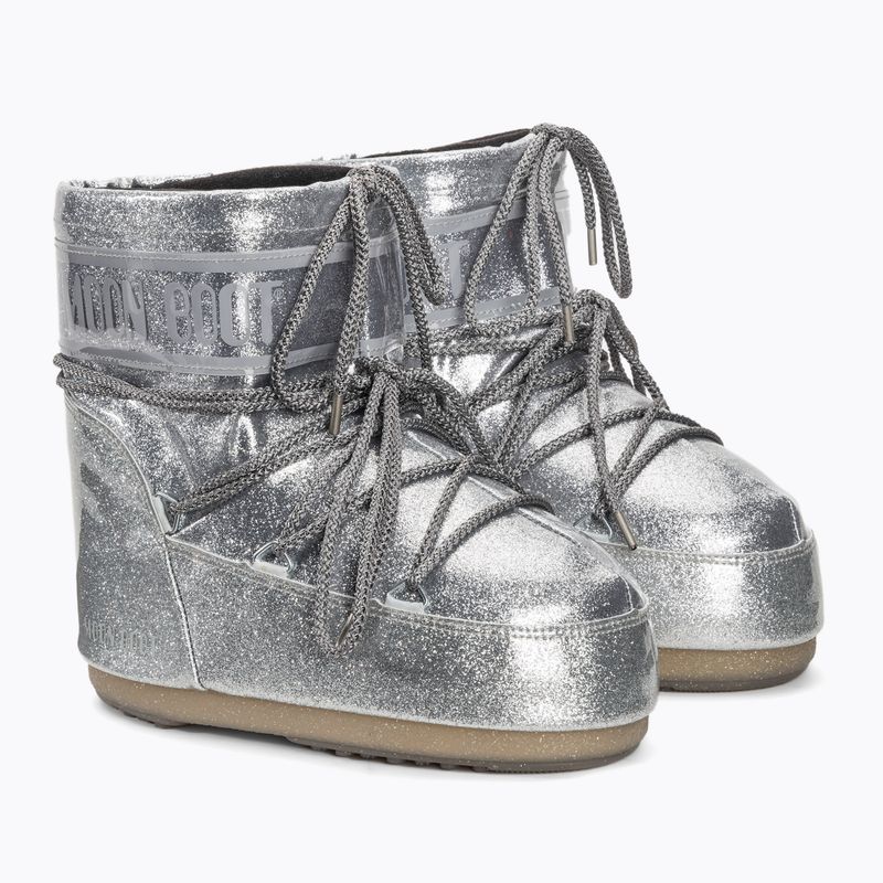Moon Boot Icon Low Glitter silver дамски ботуши за сняг 4