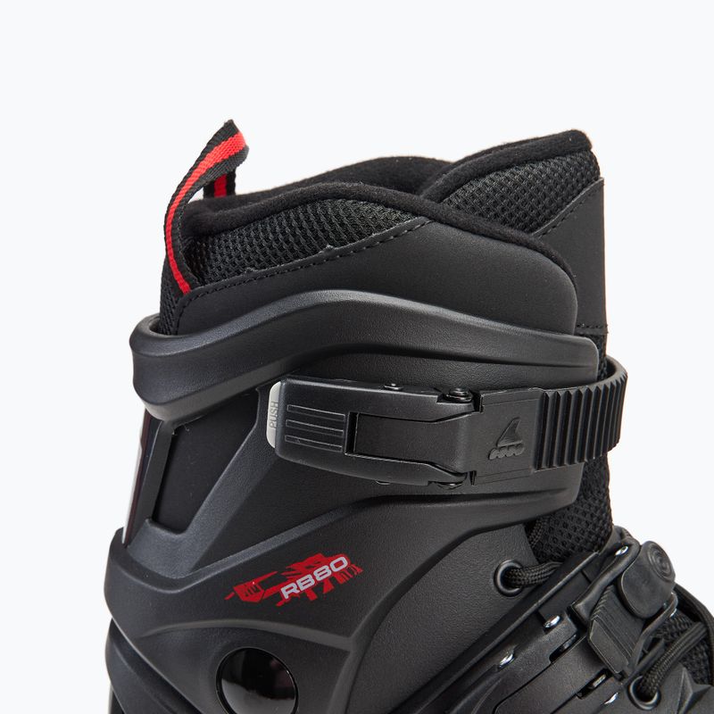 Мъжки ролкови кънки Rollerblade RB 80 black/red 5