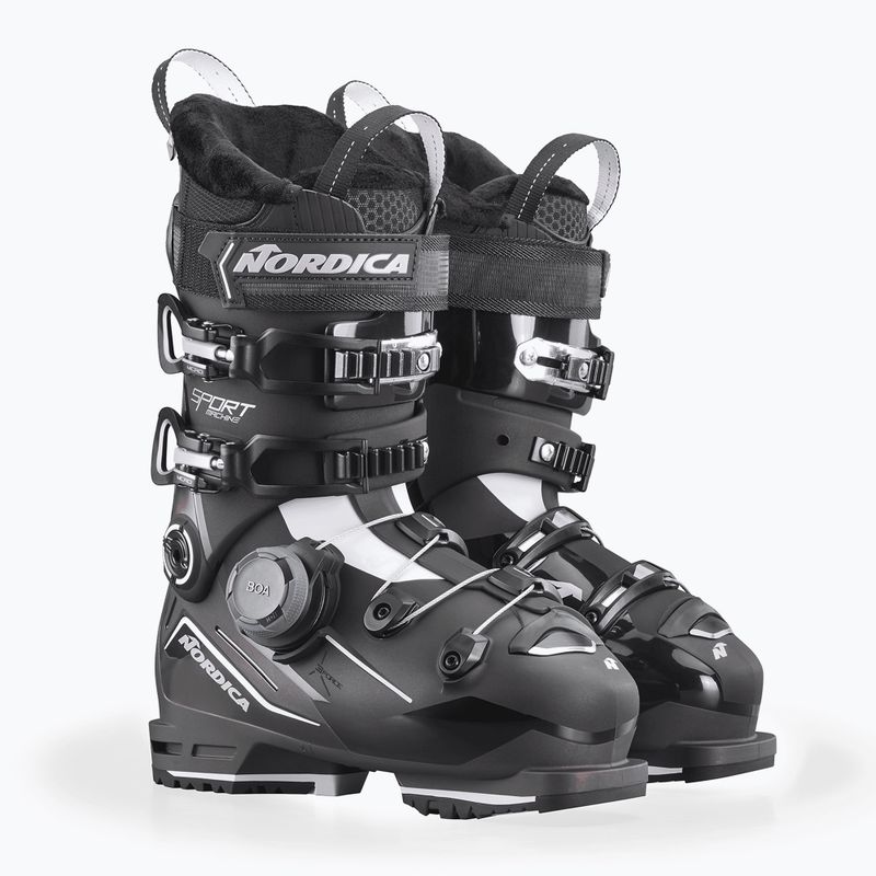 Дамски ски обувки Nordica Sportmachine 3 95 W BOA GW black/purple irid./white 7