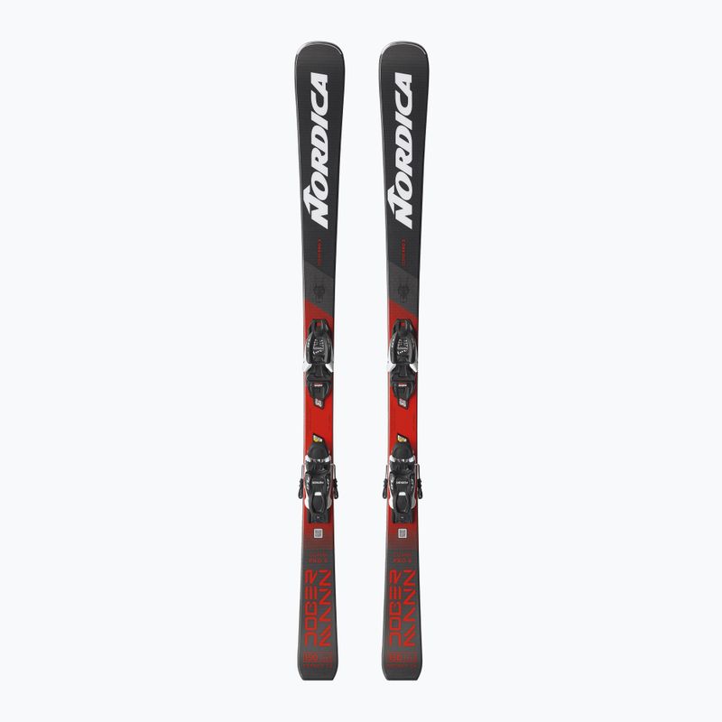 Детски алпийски ски Nordica Doberman Combi Pro S + връзки J7.0 FDT anthracite/red