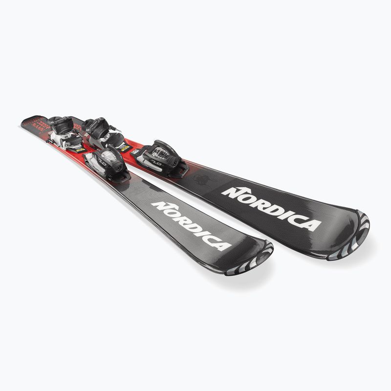 Детски ски за спускане със ски автомати Nordica Team JR (110-150) + J7.0 FDT black/red 4