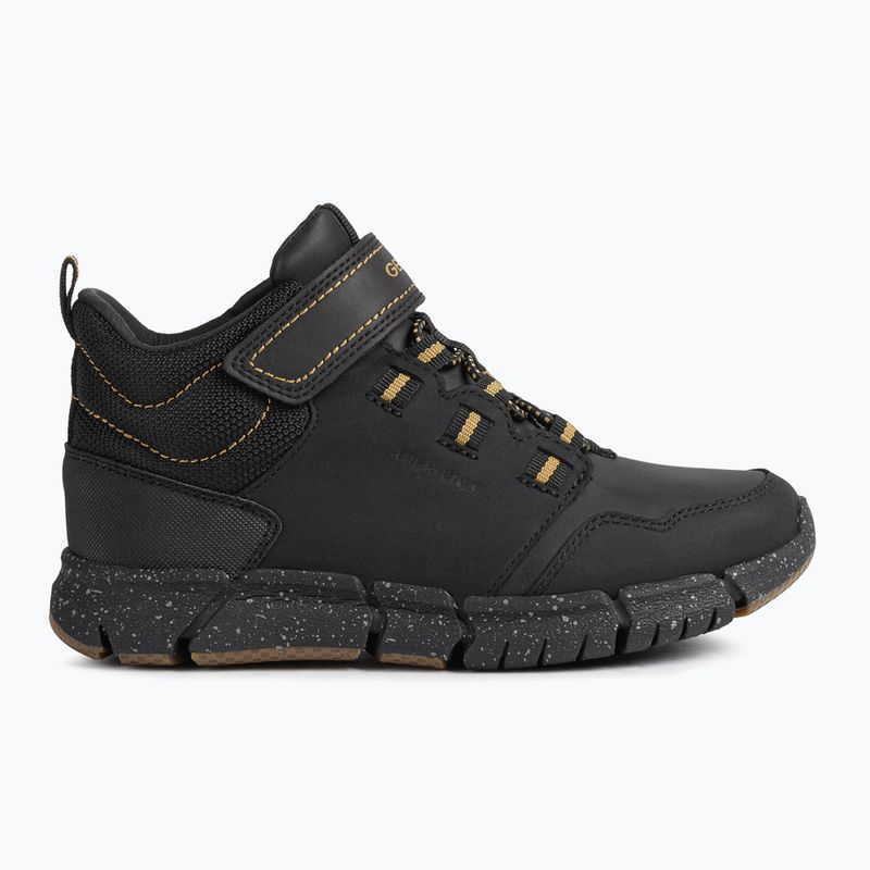 Младежки обувки Geox Flexyper ABX black/dark yellow 9