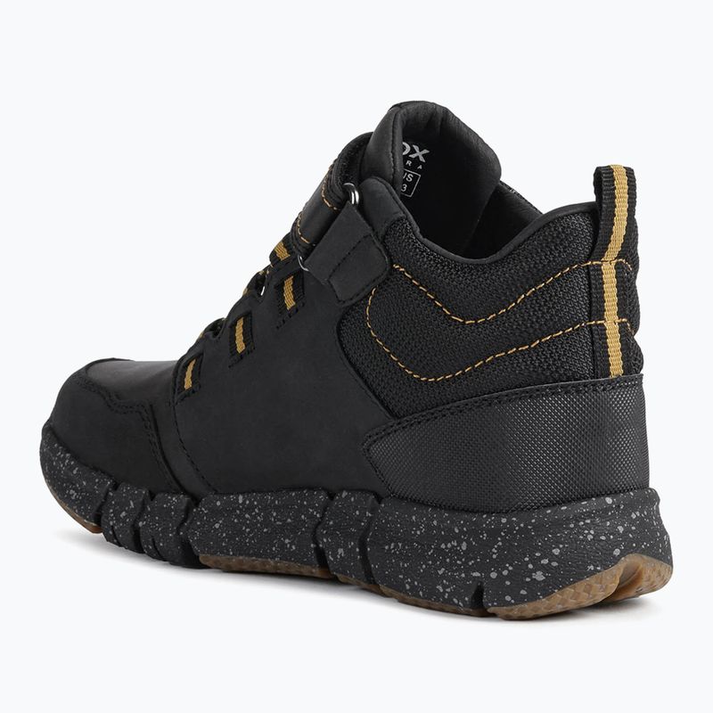 Младежки обувки Geox Flexyper ABX black/dark yellow 10