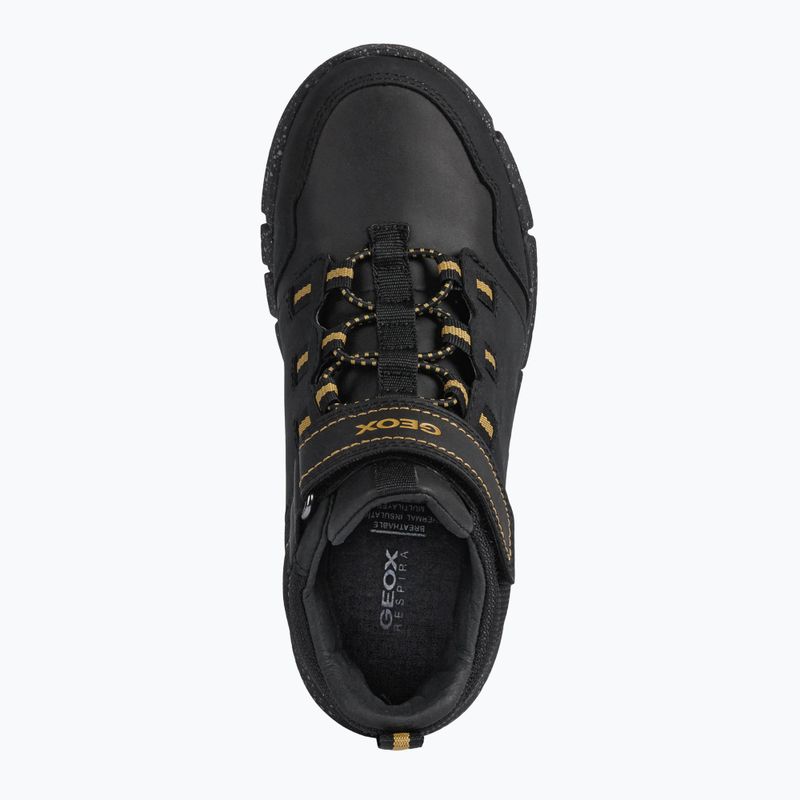 Младежки обувки Geox Flexyper ABX black/dark yellow 11