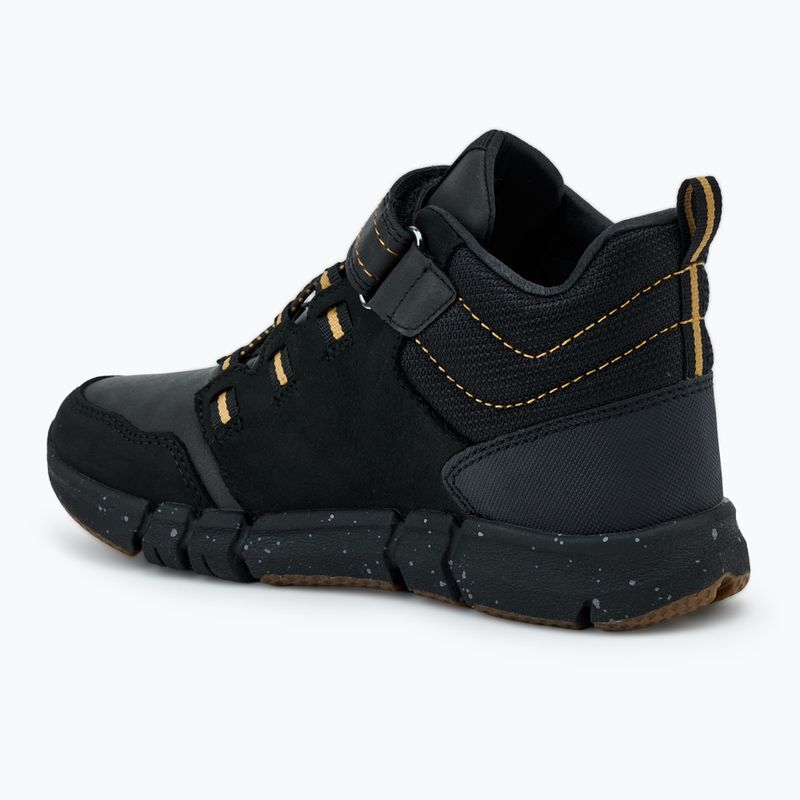 Младежки обувки Geox Flexyper ABX black/dark yellow 3