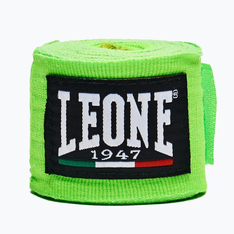 Боксьорски бандажи Leone 1947 350 cm verde fluo/fluo green 2