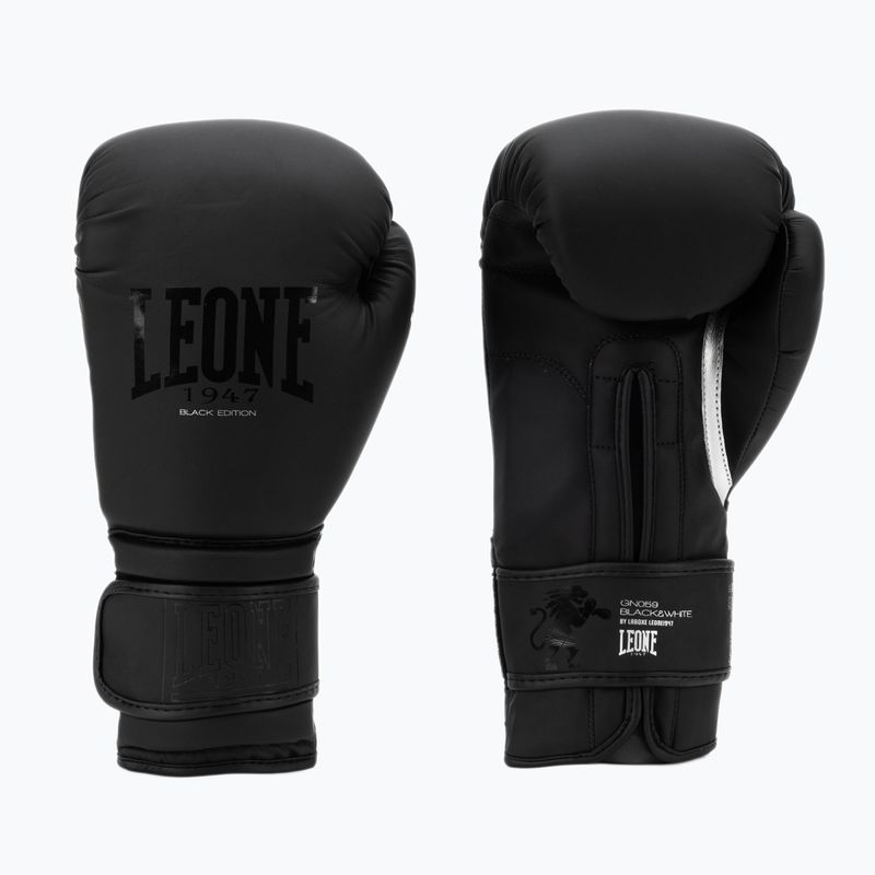 Боксови ръкавици Leone 1947 Black&White black GN059
