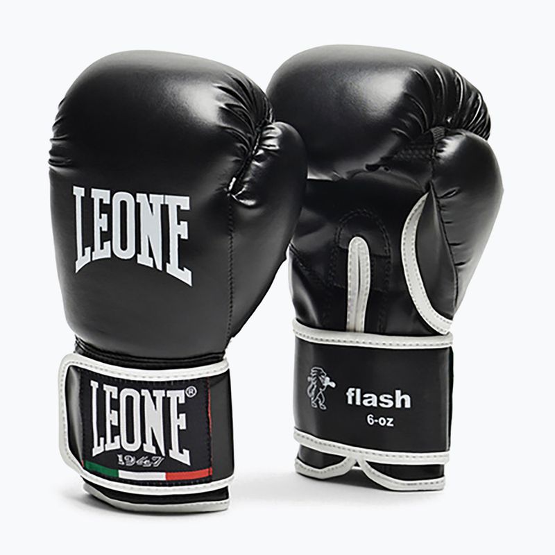 Детски боксови ръкавици LEONE 1947 Flash black 6