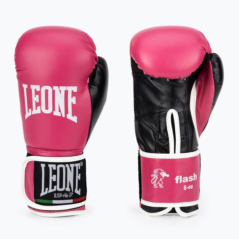 Детски боксови ръкавици LEONE 1947 Flash fuxia 3