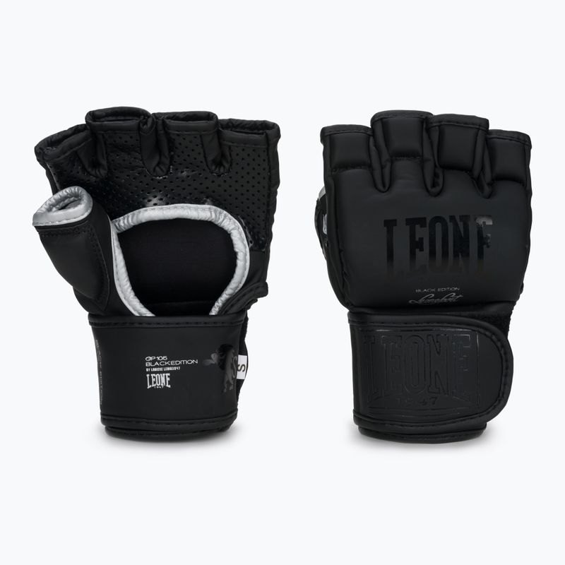 Leone 1947 Black Edition ММА граплинг ръкавици черни GP105