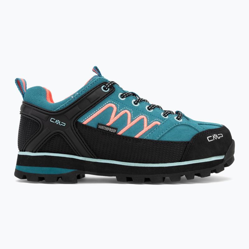 Дамски ботуши за трекинг CMP Moon Low Wp teal/red fluo 2