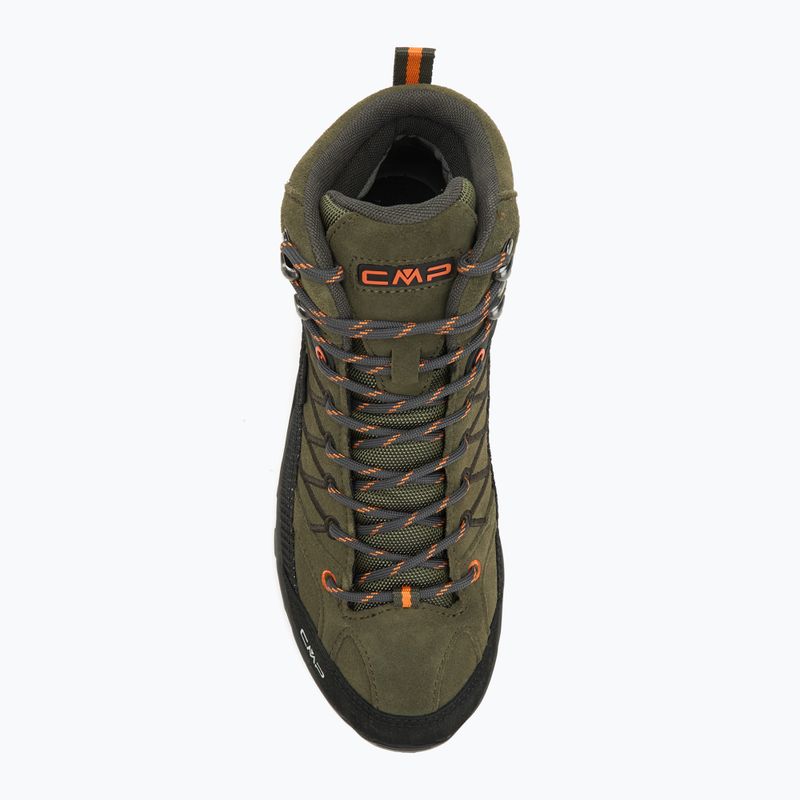 Мъжки обувки за трекинг CMP Rigel Mid Wp olive/flame 5