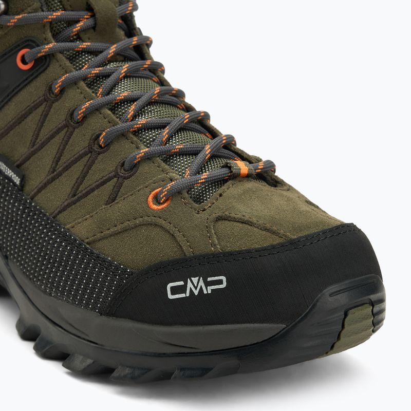 Мъжки обувки за трекинг CMP Rigel Mid Wp olive/flame 6