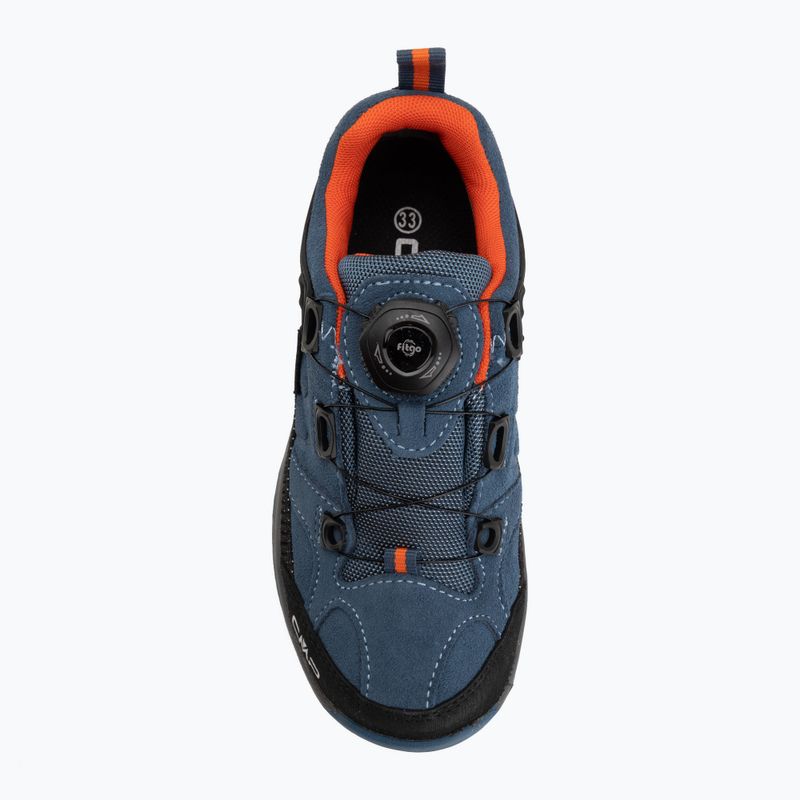 Детски обувки за трекинг CMP Kiruna Low FitGo Waterproof bluestone/arancio 5