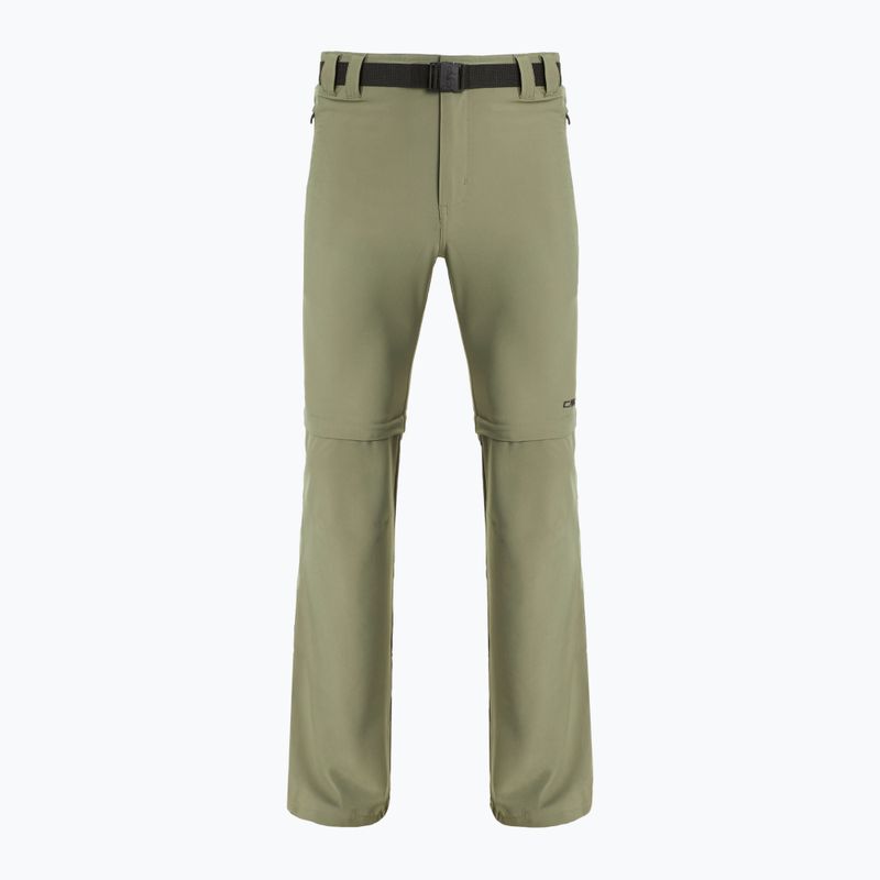 Мъжки панталони за трекинг CMP 3T51647 Zip Off sage