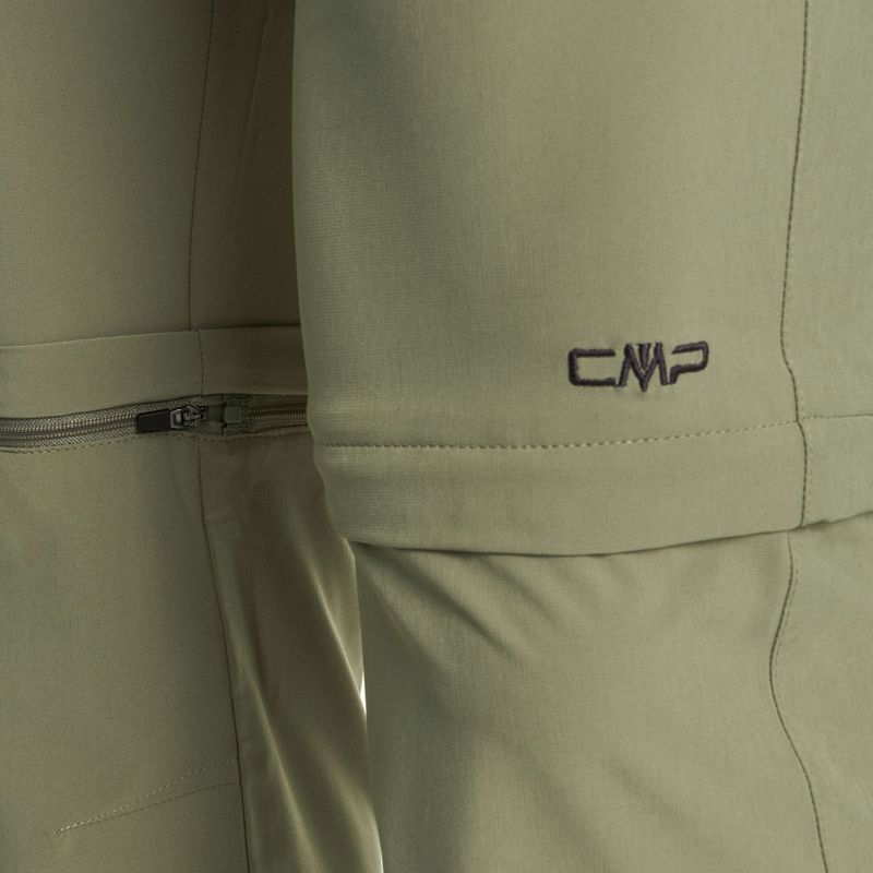 Мъжки панталони за трекинг CMP 3T51647 Zip Off sage 5