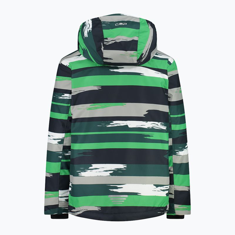 Детско ски яке CMP 39W1924 deep mint/alpine/grey 2