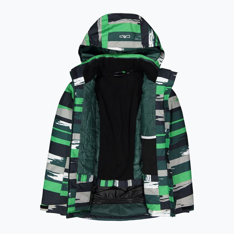 Детско ски яке CMP 39W1924 deep mint/alpine/grey 4