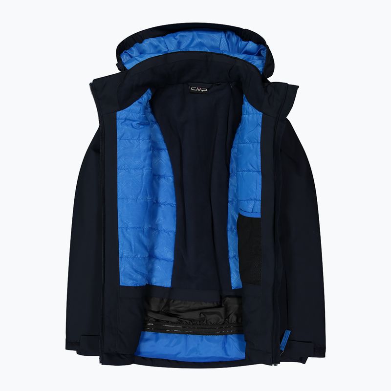 Детско ски яке CMP 39W1924 black/blue/royal blue 4