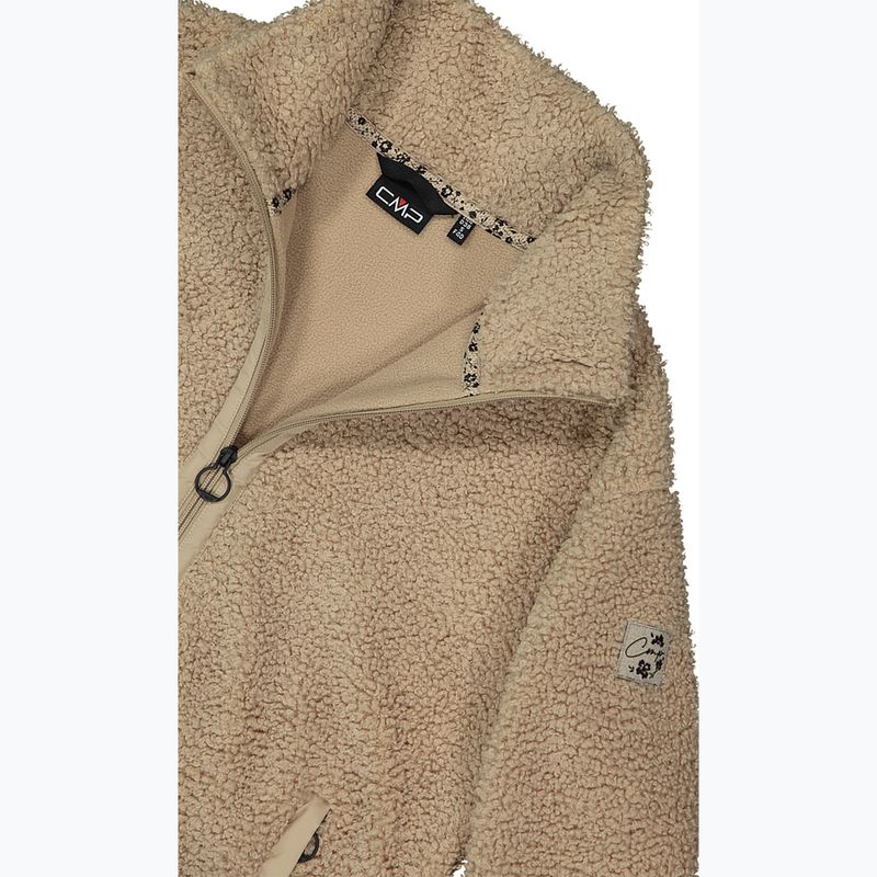 Дамско палто CMP 35P3846 Long Teddy Highloft cookie 5