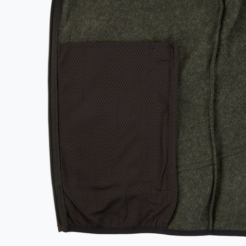 Мъжки суитшърт от полар CMP 35H3907 Melange Knitted forest melange/nero/ferrari 5