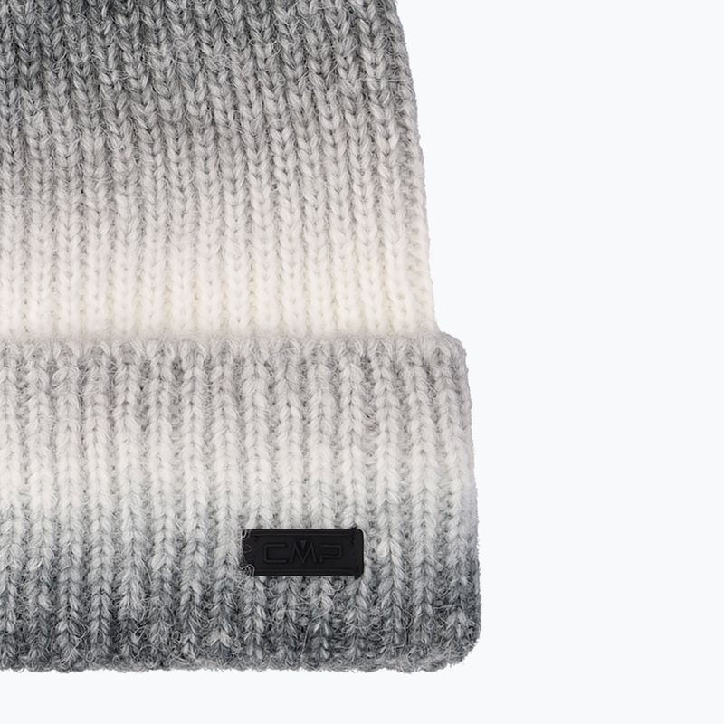 Дамска зимна шапка CMP 5505813 Knitted anthracite/bianco 3