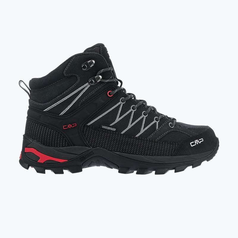 Мъжки туристически обувки CMP Rigel Mid Wp titanium/ferrari red 2
