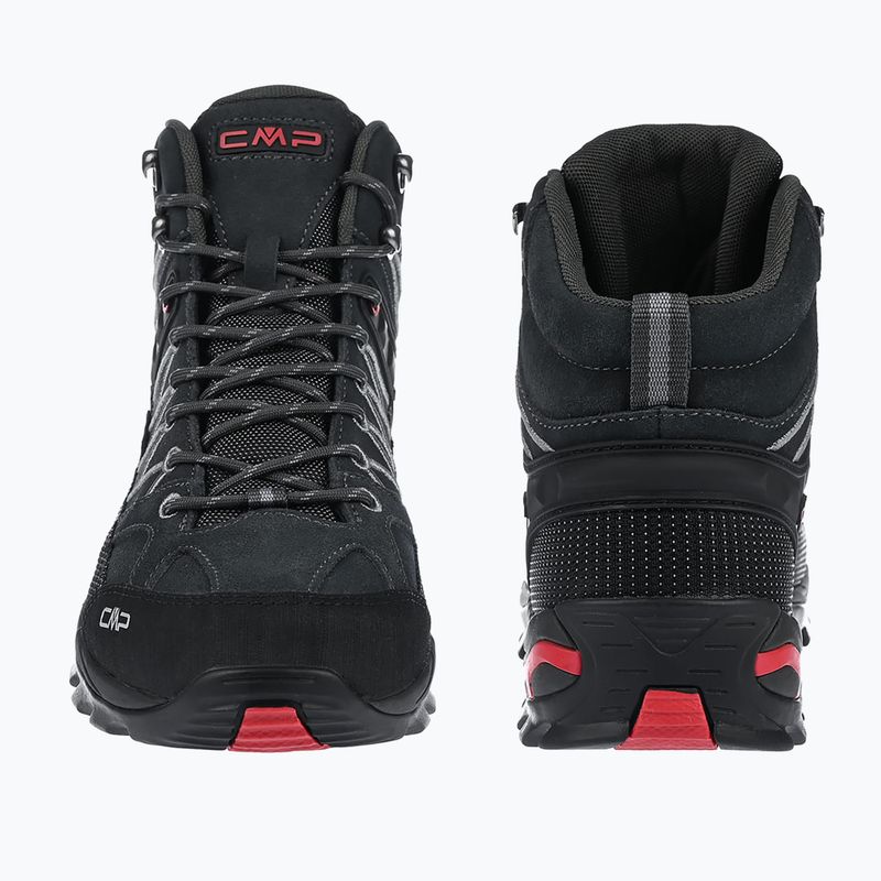 Мъжки туристически обувки CMP Rigel Mid Wp titanium/ferrari red 4