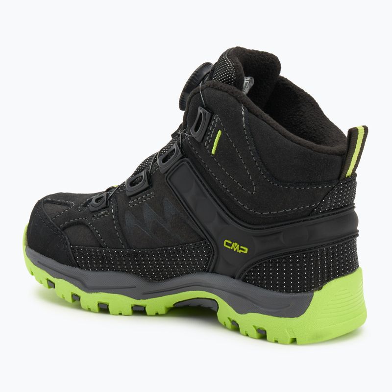 Детски обувки за трекинг CMP Kiruna Mid Fitgo Fleece Wp piombo/acido 3