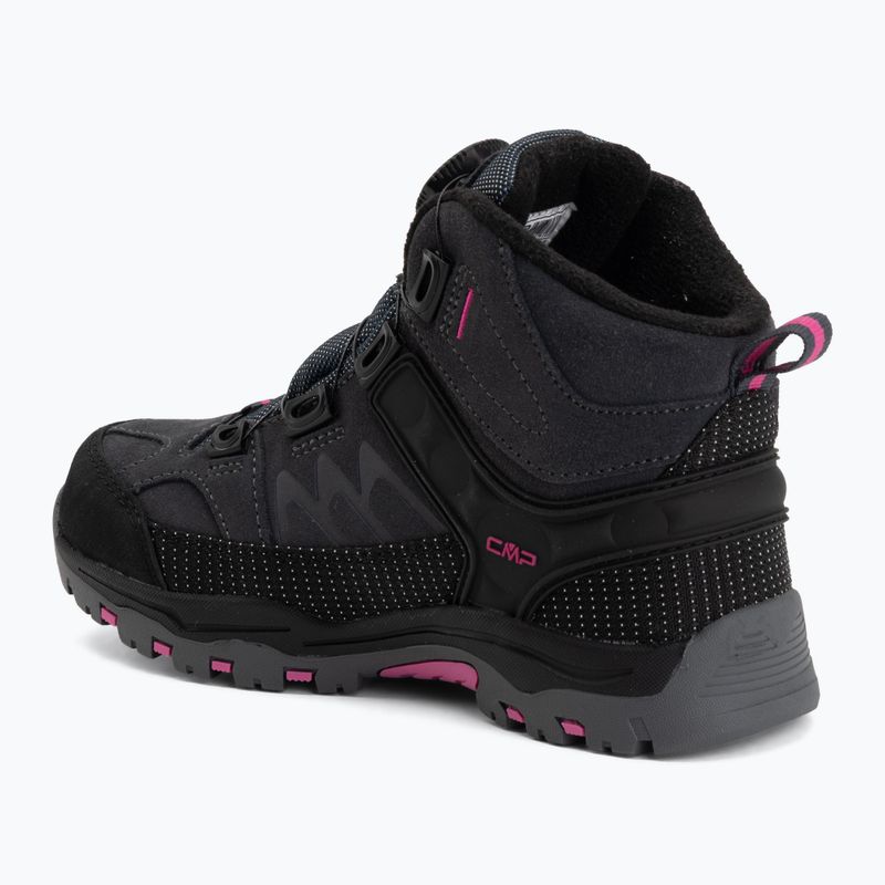 Детски обувки за трекинг CMP Kiruna Mid Fitgo Fleece Wp antracite/festival 3