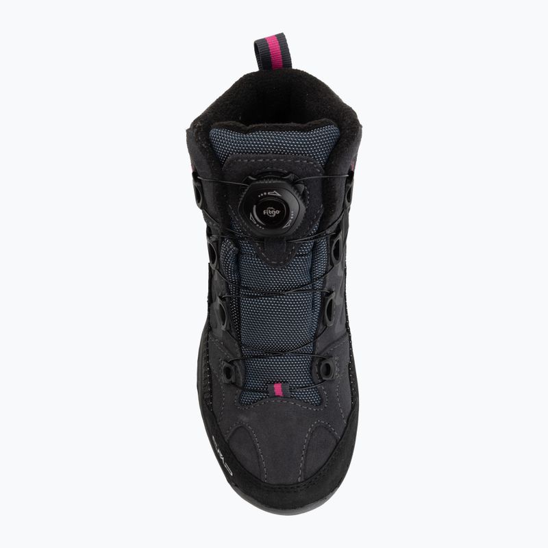 Детски обувки за трекинг CMP Kiruna Mid Fitgo Fleece Wp antracite/festival 5