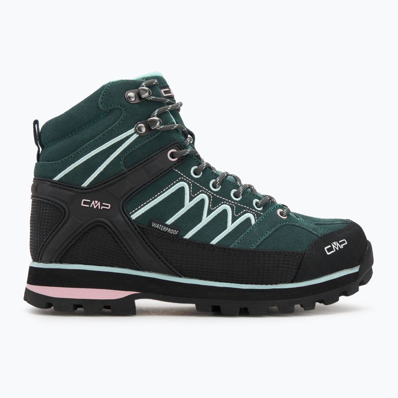 Дамски обувки за трекинг CMP Moon Mid WP trek/green/pink 2