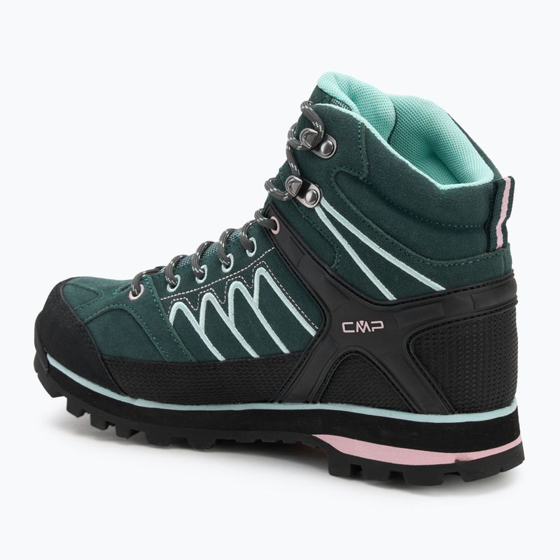 Дамски обувки за трекинг CMP Moon Mid WP trek/green/pink 3