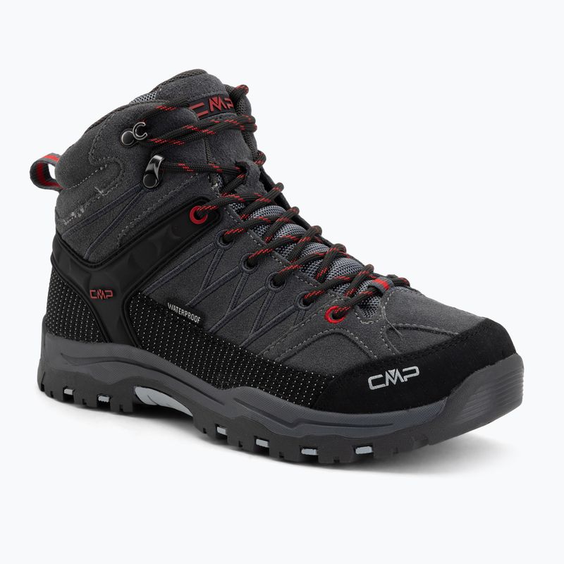 Юношески обувки за трекинг CMP Rigel Mid Wp grey/ferrari