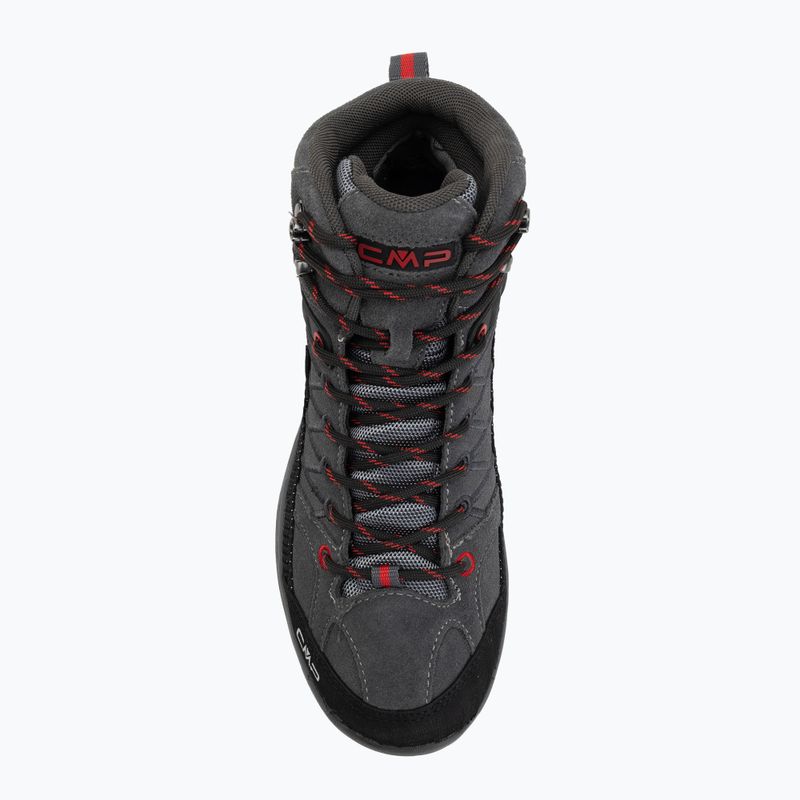 Юношески обувки за трекинг CMP Rigel Mid Wp grey/ferrari 5