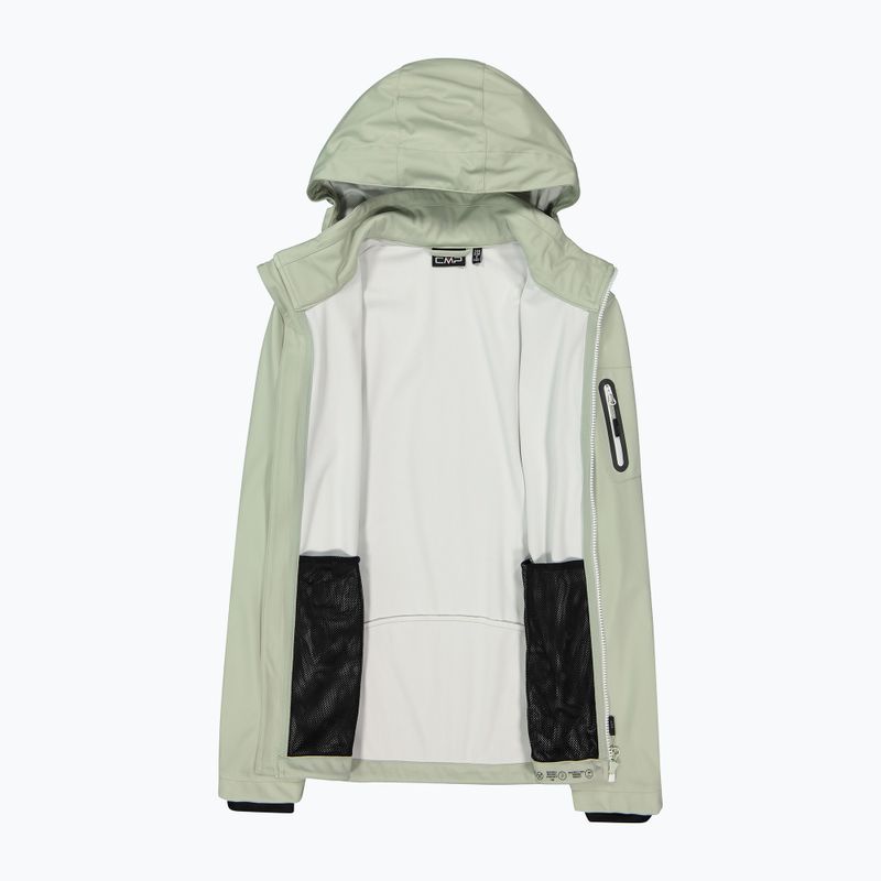 Дамско софтшел яке CMP 39A5016 Zip Hoodie pistachio 3