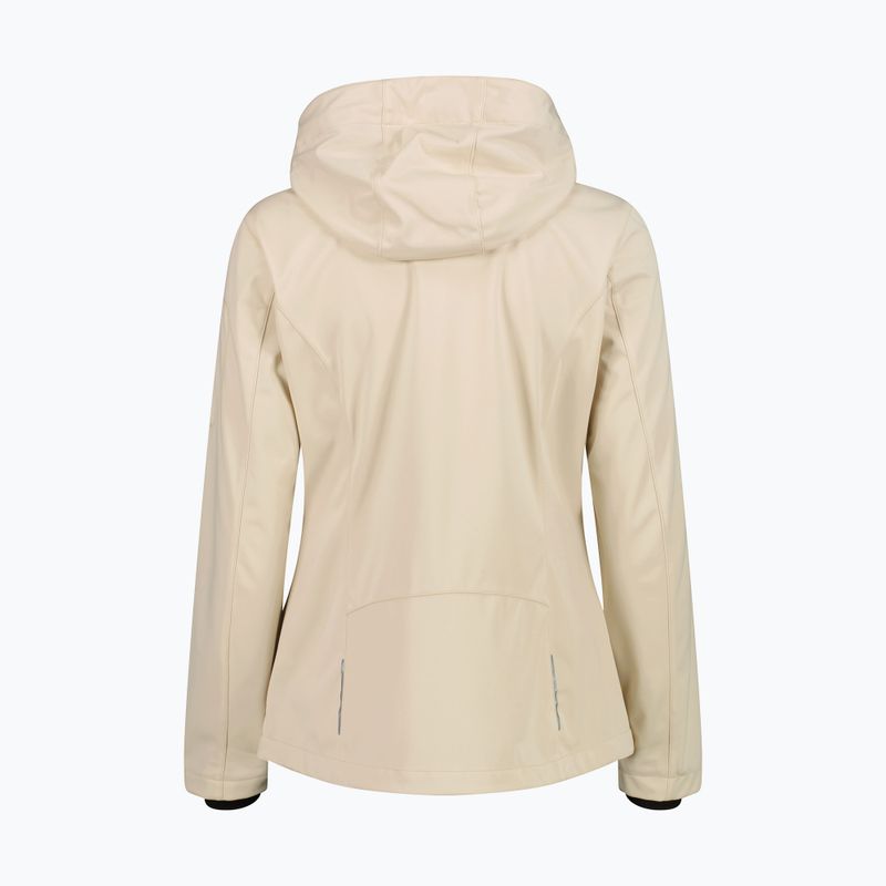 Дамско софтшел яке CMP 39A5016 Zip Hood cream 2