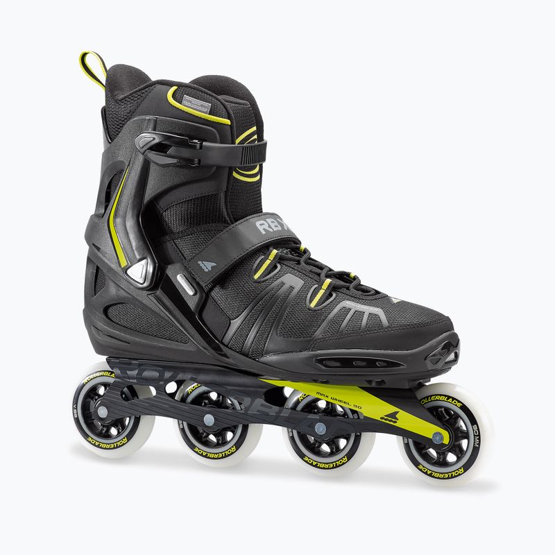 Мъжки ролкови кънки Rollerblade RB XL черни/жълти