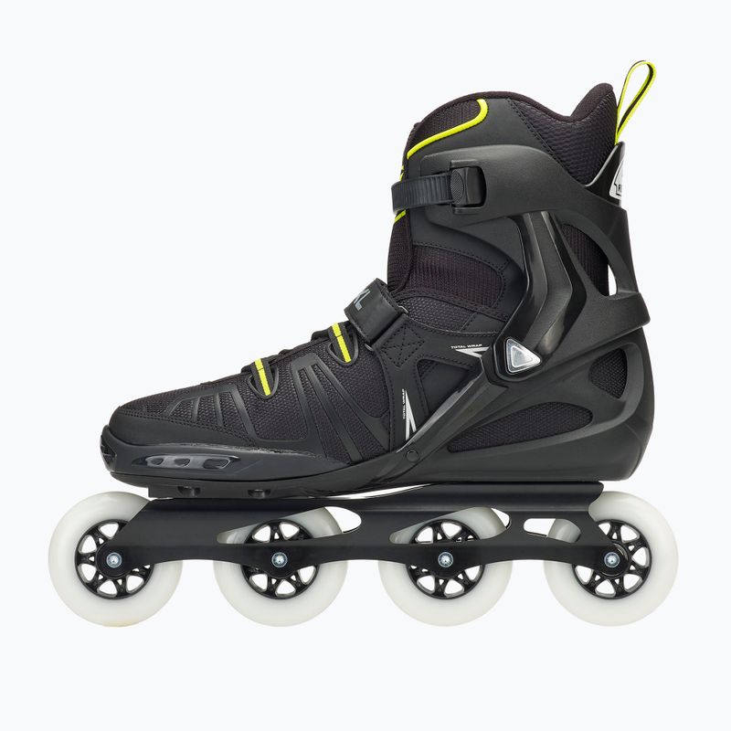 Мъжки ролкови кънки Rollerblade RB XL черни/жълти 4