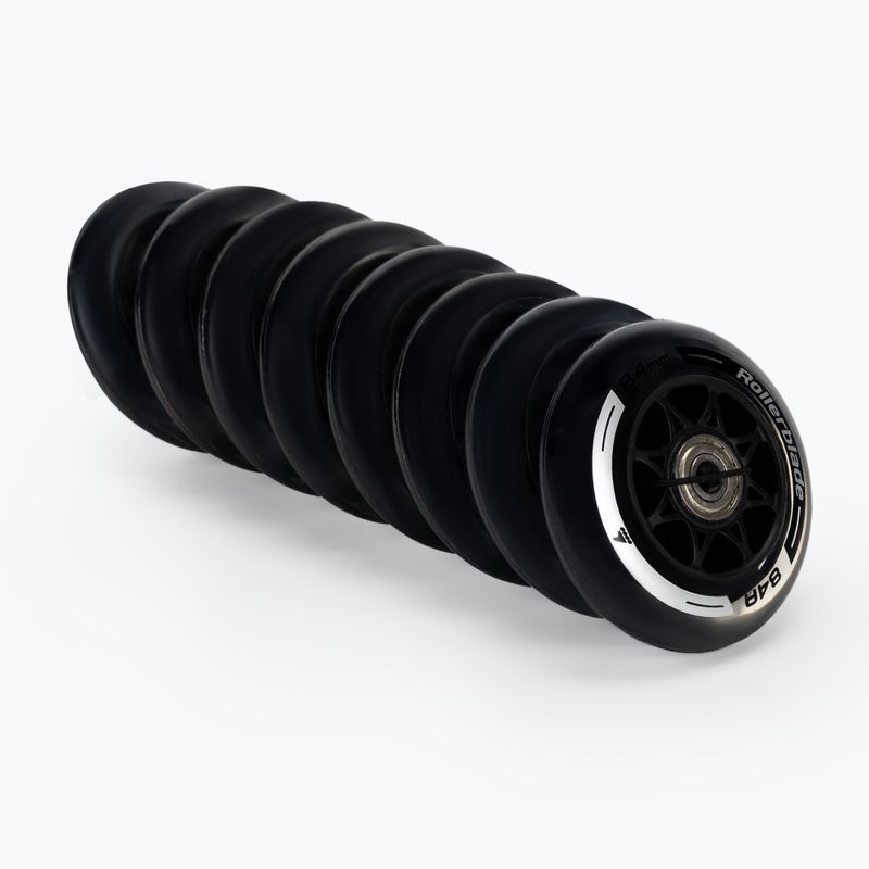 Колела за ролери Rollerblade 84/84A+SG7+8mmsp 8 бр. черни 06951200000 2