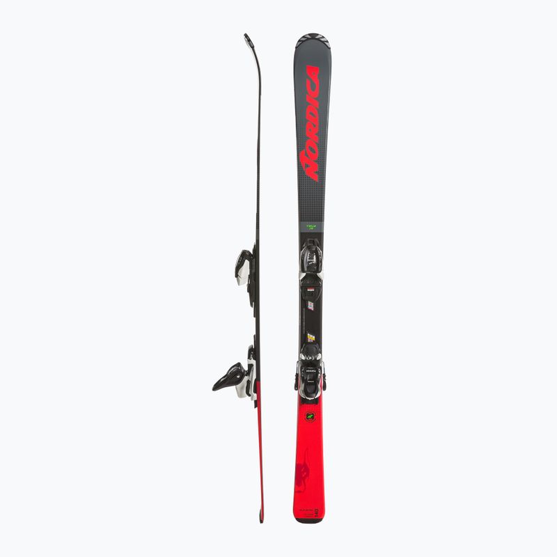 Детски ски за спускане Nordica Team J R + J7.0 FDT сиво/червено 2