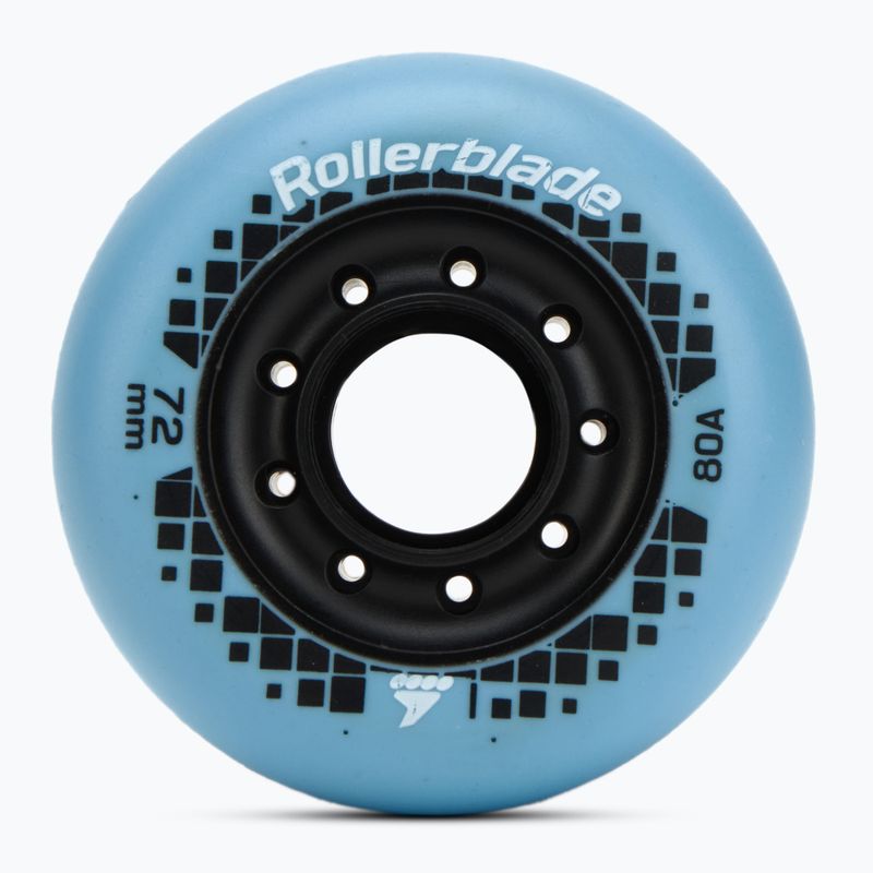 Rollerblade Apex XC 72 mm/80A колела за ролери 4 бр. светлосини