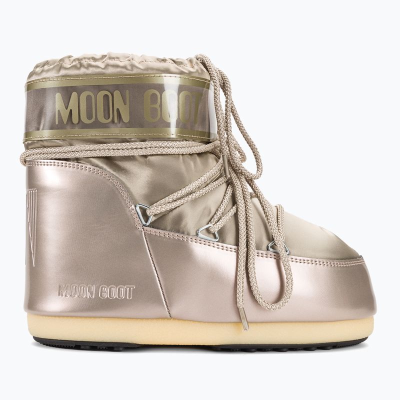 Дамски ботуши Moon Boot Icon Low Glance platinum snow boots 2