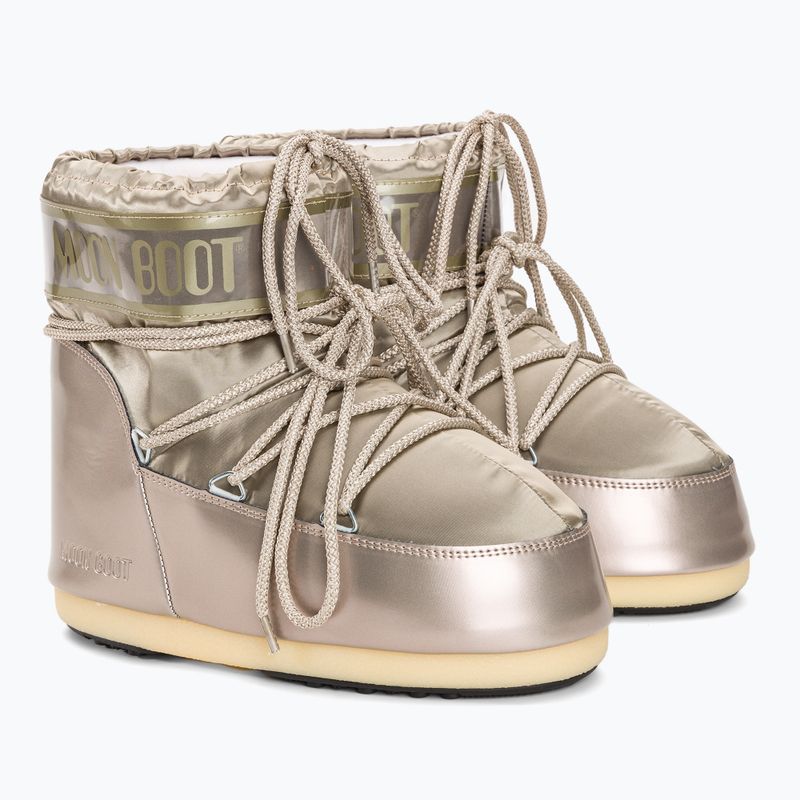 Дамски ботуши Moon Boot Icon Low Glance platinum snow boots 4
