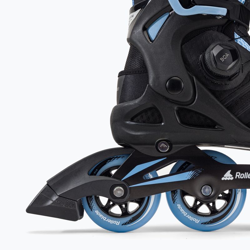 Дамски ролкови кънки Rollerblade Macroblade 84 BOA black-blue 07370700092 7