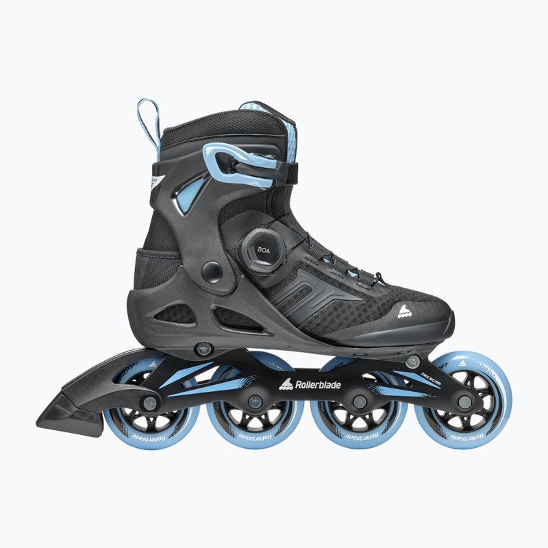 Дамски ролкови кънки Rollerblade Macroblade 84 BOA black-blue 07370700092 9
